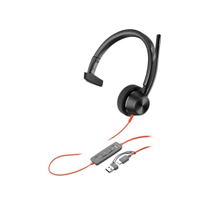 Poly Blackwire 3310 Microsoft Teams Certified auriculares de diadema…
