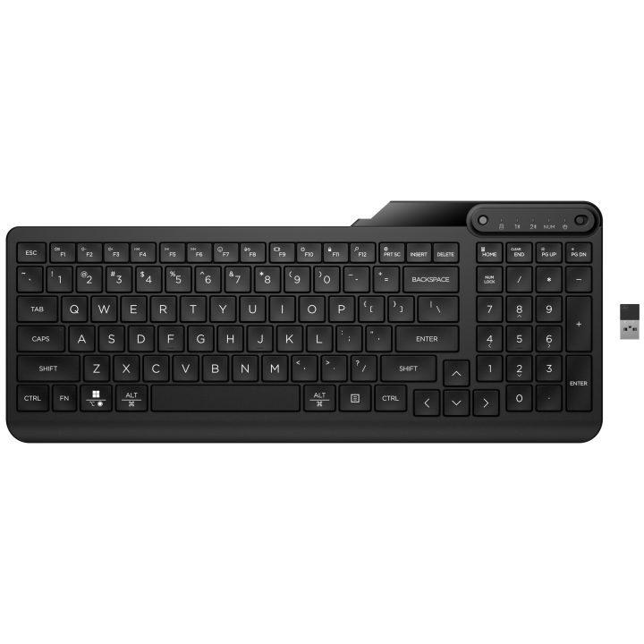 Teclado sem fios HP Dual Mode 475 · Teclado inglês