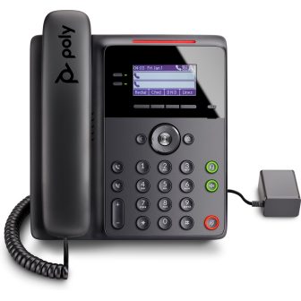 Telefone IP HP Poly Poly Edge B10 com fonte de alimentação PRC