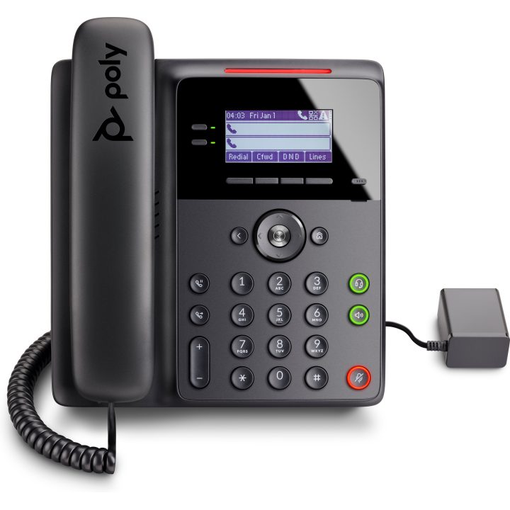 Telefone IP HP Poly Poly Edge B10 com fonte de alimentação PRC