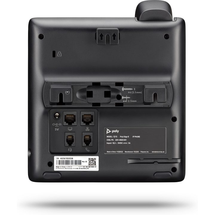 HP Poly Teléfono IP Poly Edge B10 con fuente de alimentación PRC