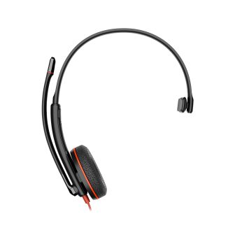 Poly Blackwire 3210 Monaural auriculares de diadema con cable