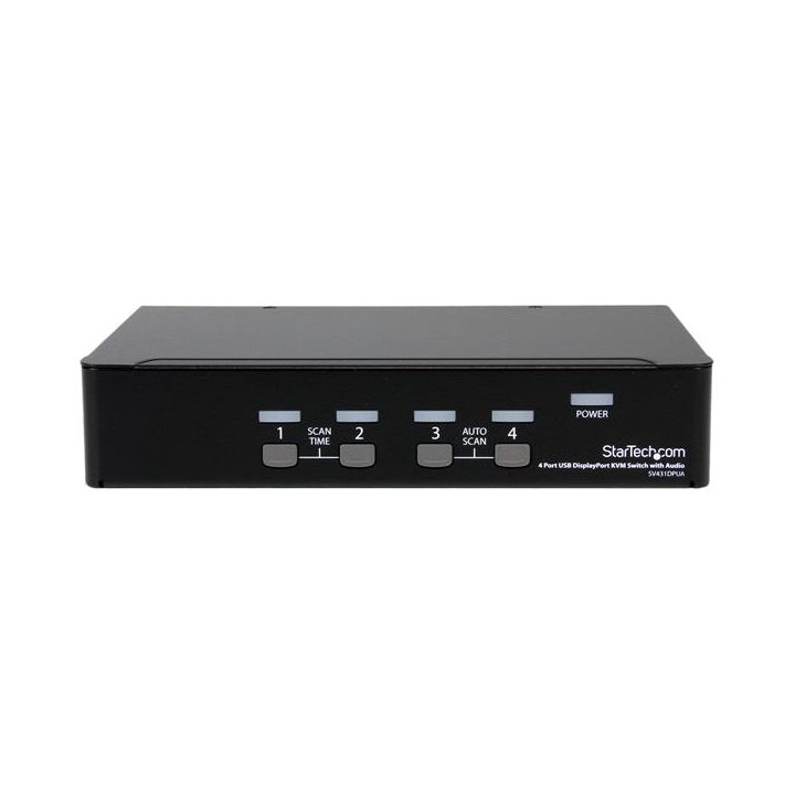 StarTech.com Comutador Switch KVM 4 portas Vídeo DisplayPort DP Hub…