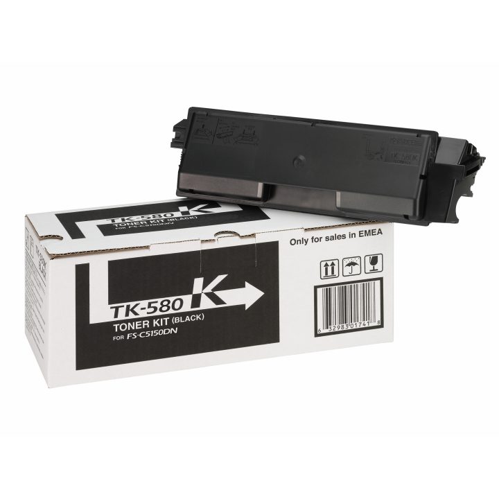 KYOCERA TK-580K cartucho de toner 1 unidade(s) Original Preto