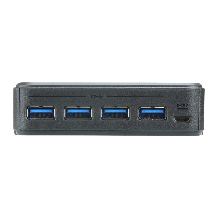 ATEN Switch de periféricos USB 3.2 Gen1 de 2 x 4 portas