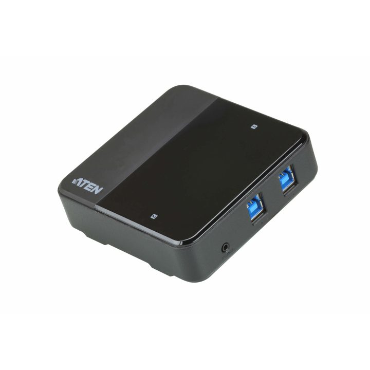 ATEN Switch de periféricos USB 3.2 Gen1 de 2 x 4 portas