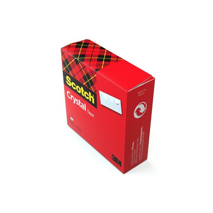 Scotch Rollo cinta transparente 19mm x 33m crystal 600/1933 caja…