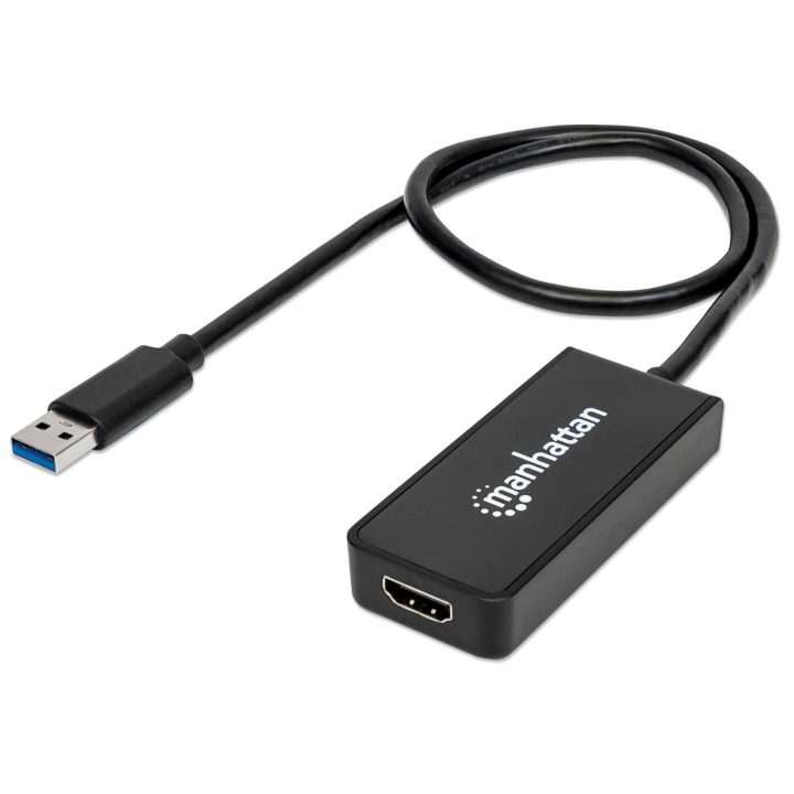Manhattan 152259 USB Graphics Adapter Black