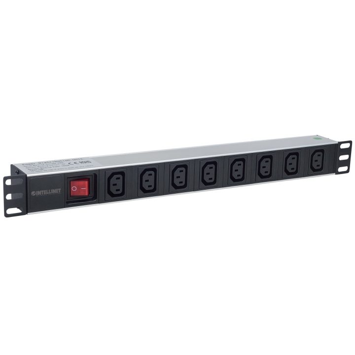 Intellinet 163620 Power Distribution Unit (PDU) 8 AC Outlets 1U…