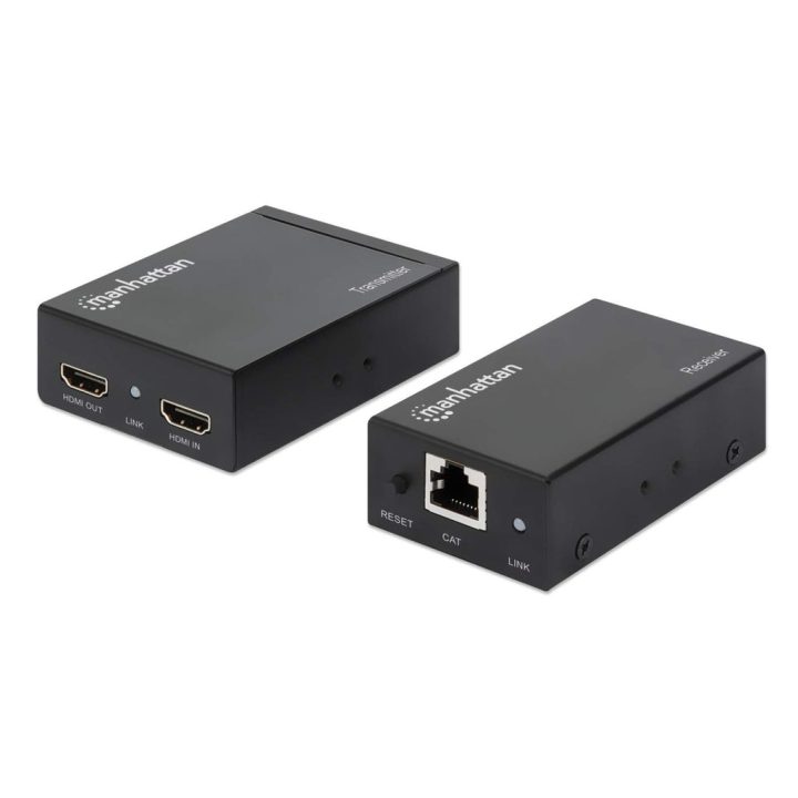 Kit extensor HDMI 1080p por Ethernet Manhattan, até 50 m com um único…