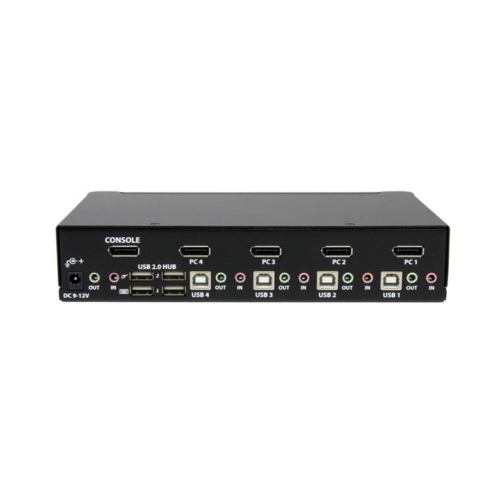 StarTech.com Comutador Switch KVM 4 portas Vídeo DisplayPort DP Hub…