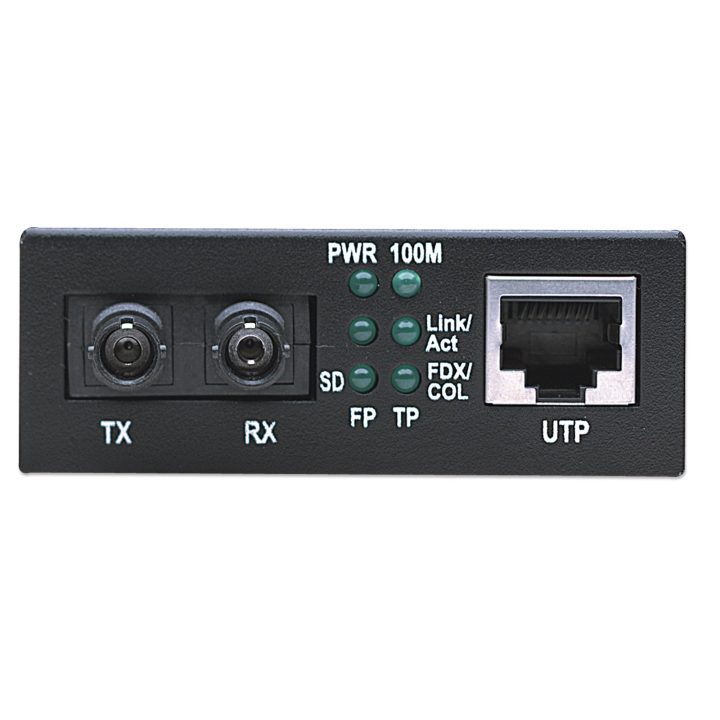 Intellinet 506519 conversor de meio 100 Mbit/s 1310 nm Multimodo Preto