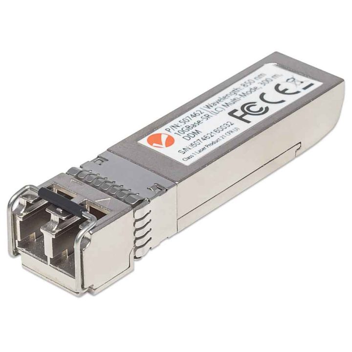 Módulo transceptor de rede SFP+ de fibra Intellinet 10 Gigabit…