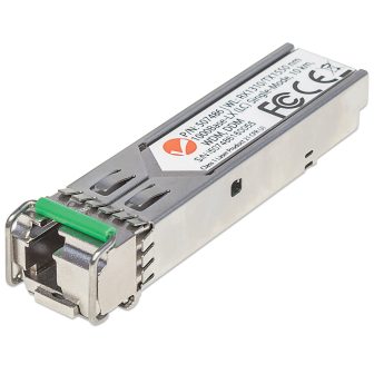 Intellinet Gigabit Bi-Directional SFP WDM Network Transceiver Module…