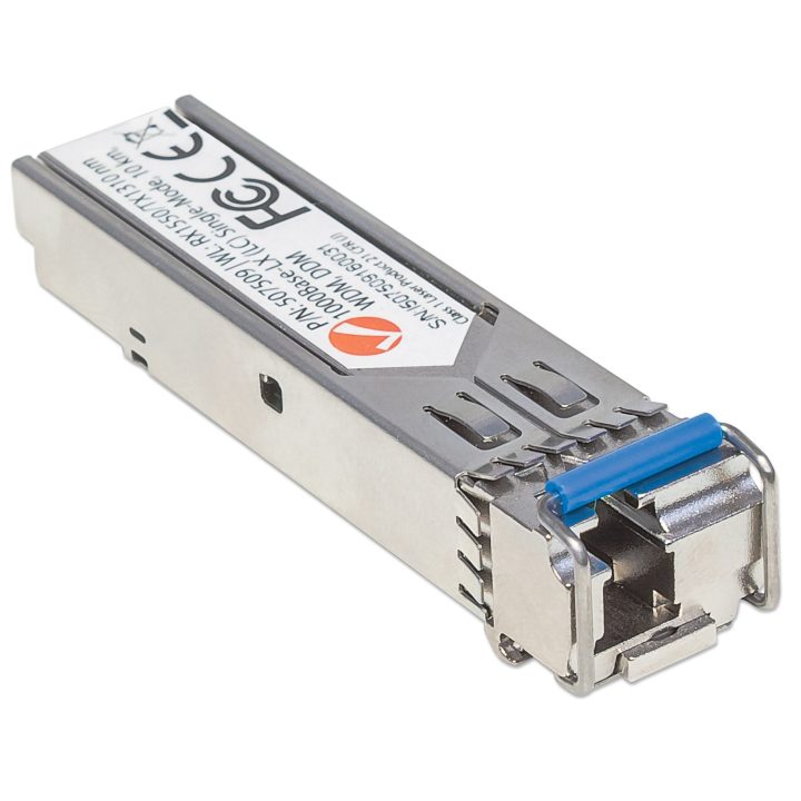 Intellinet Gigabit Bidirectional SFP WDM Network Transceiver Module…