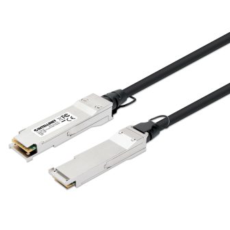 Intellinet 508506 e InfiniBand Fiber Optic Cable 1 m QSFP+ Black…