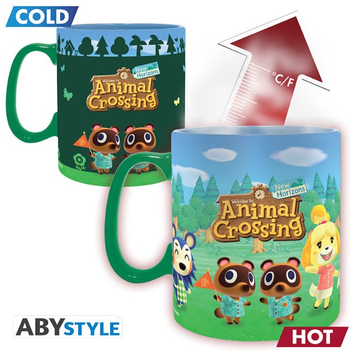 Caneca termossensível Abystyle animal CROSSING460 ml (ABYMUGA724)