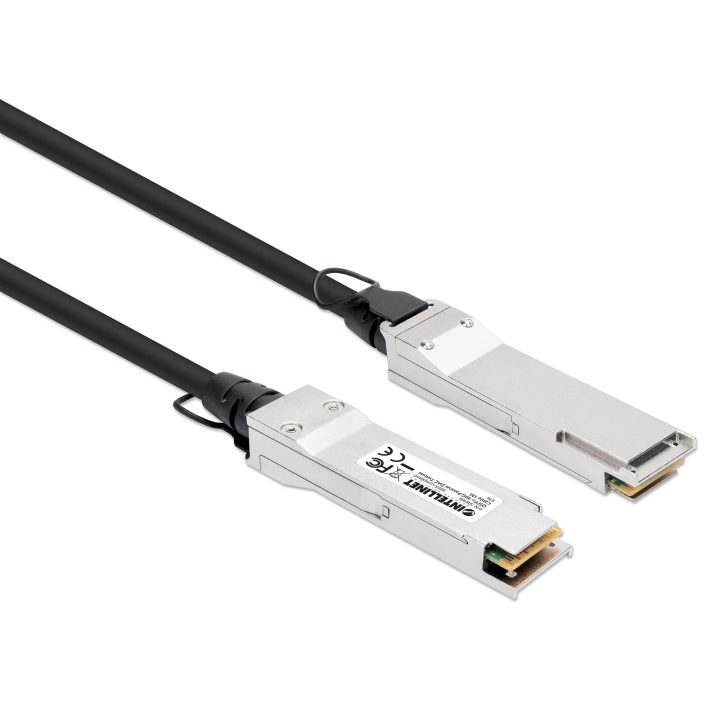 Intellinet 508506 Cabo de fibra óptica e InfiniBand 1 m QSFP+ Preto…