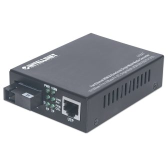 Intellinet 510547 100 Mbit/s Single-Mode Media Converter Black