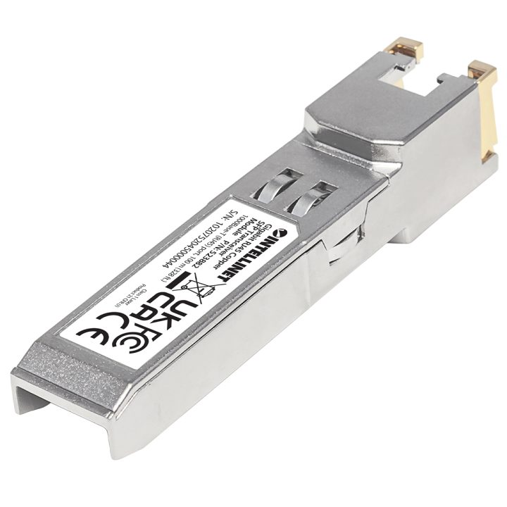Intellinet SFP RJ45 Gigabit Network Transceiver Module, 1000Base-T…