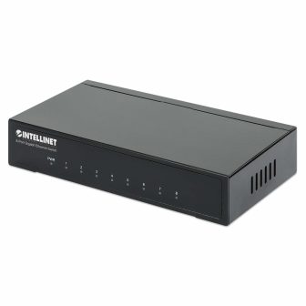 Intellinet Gigabit Ethernet 8-Port Network Switch, Desktop Form…