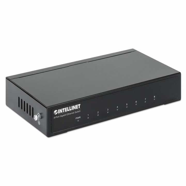 Intellinet Gigabit Ethernet 8-Port Network Switch, Desktop Form…