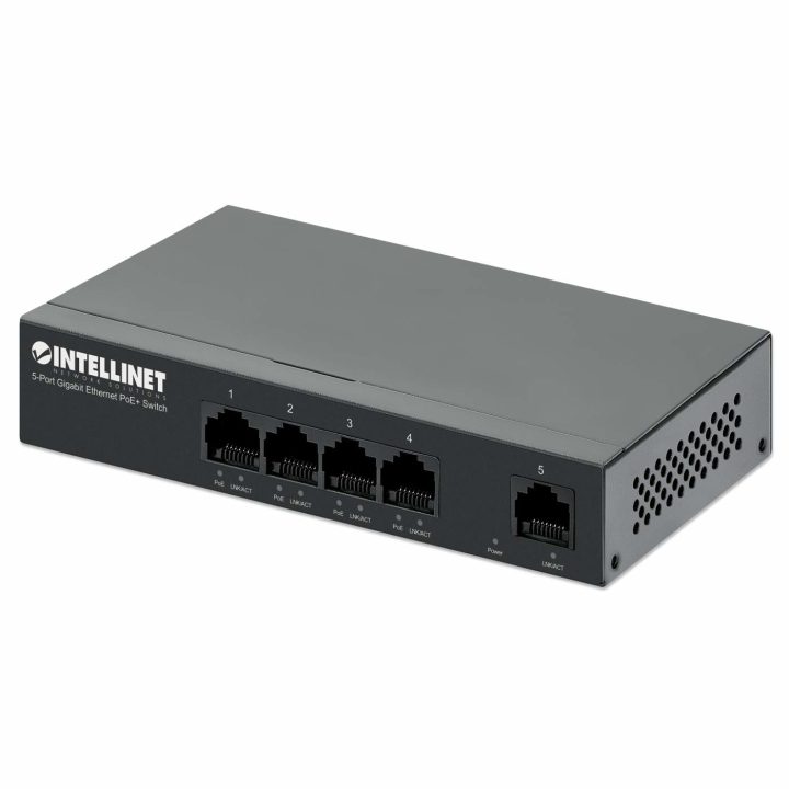 Intellinet 561792 Gigabit Ethernet (10/100/1000) PoE Switch Black