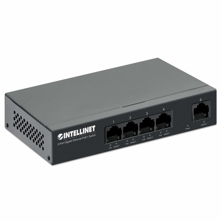 Intellinet 561792 Gigabit Ethernet (10/100/1000) PoE Switch Black