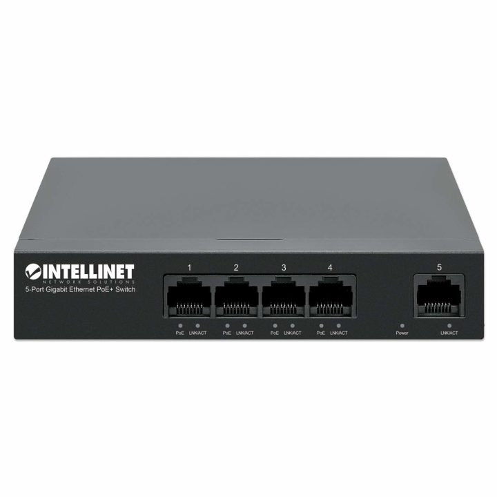Intellinet 561792 Gigabit Ethernet (10/100/1000) PoE Switch Black