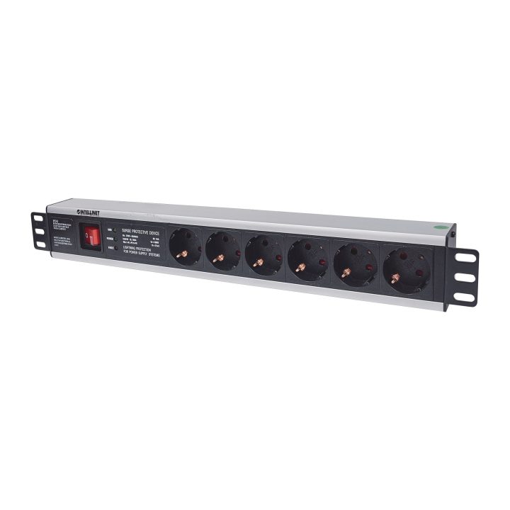 Intellinet Unidade de distribuição de energia (PDU) 19" 1,5U com 6…
