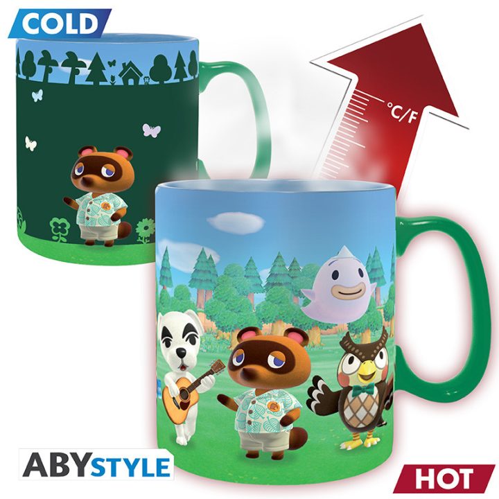 Caneca termossensível Abystyle animal CROSSING460 ml (ABYMUGA724)