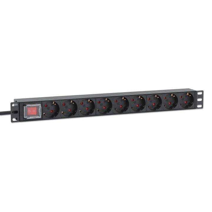 Intellinet Power Distribution Unit (PDU) 19" 1U with 9 EU Outlets…