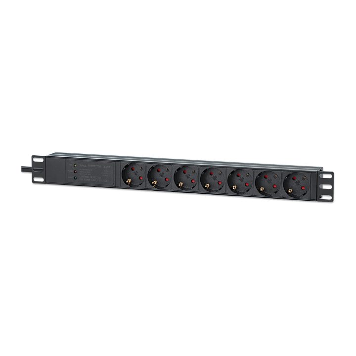 Intellinet Unidade de distribuição de energia (PDU) 19" 1U com 7…