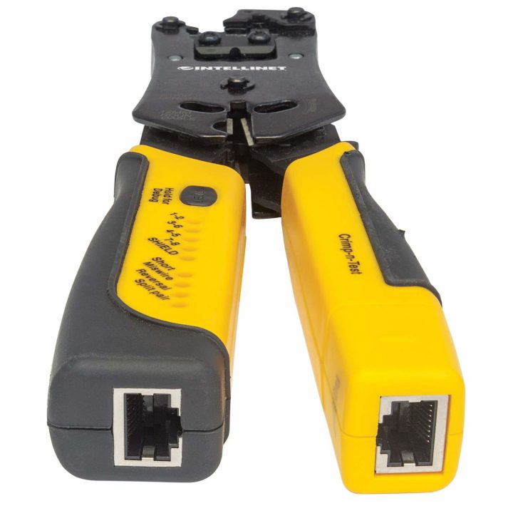 Intellinet Universal Modular Plug Crimping Tool and Cable Tester