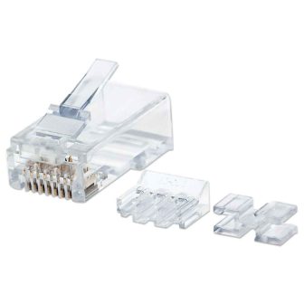 Intellinet PLUG RJ45 CAT6A SOLIDO UTP BOTE 80 PZAS ORO 50-MICRAS PRO