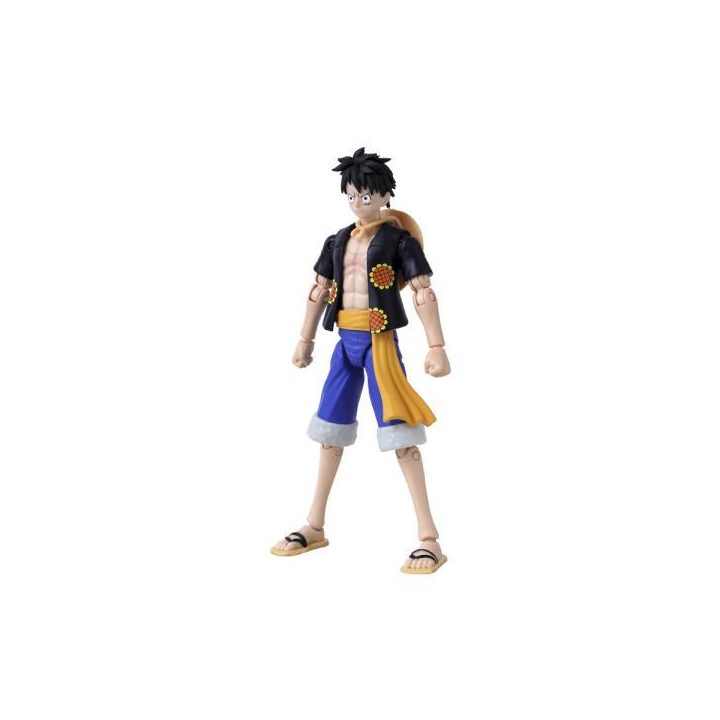 Bandai vermelho Figura Bandai One Piece Anime Heroes Luffy Dressrosa…