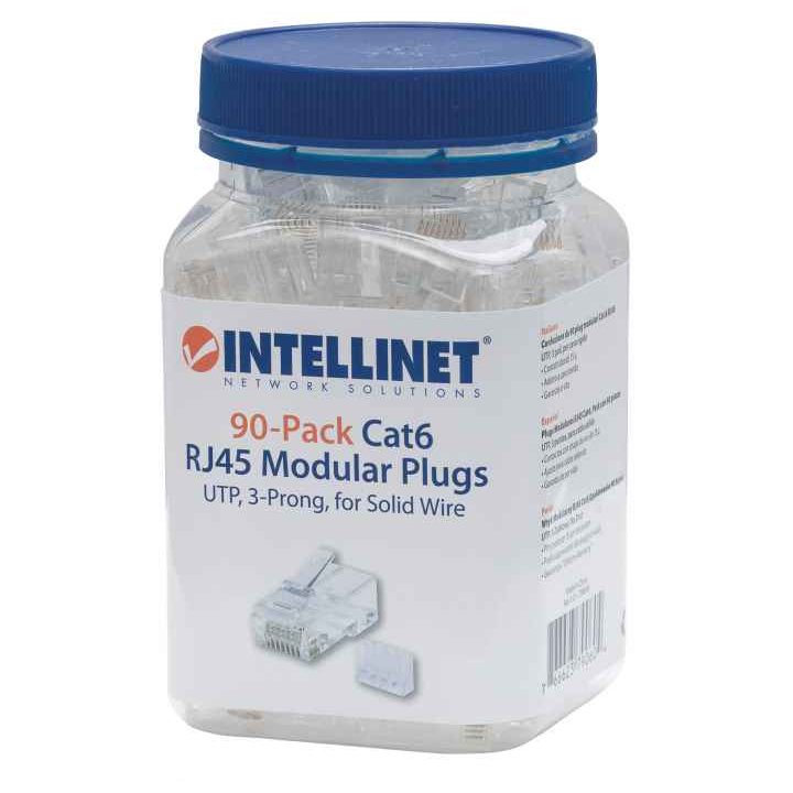 Intellinet Modular RJ45 Plugs Cat 6