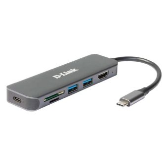 D-Link DUB-2327 base para portátil y replicador de puertos Alámbrico…