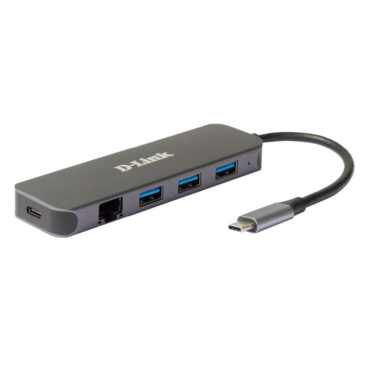 D-Link DUB-2334 base para portátil e replicador de portas com fios…