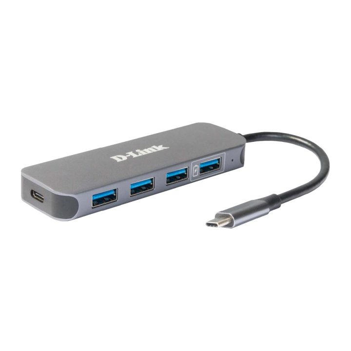 D-Link DUB-2340 hub de interfaz USB Tipo C 5000 Mbit/s Gris