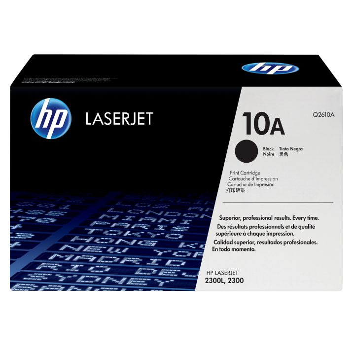HP 10A Black Original LaserJet Toner Cartridge cartucho de tóner 1…