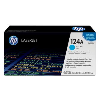 HP Cartucho de tóner original LaserJet 124A cian