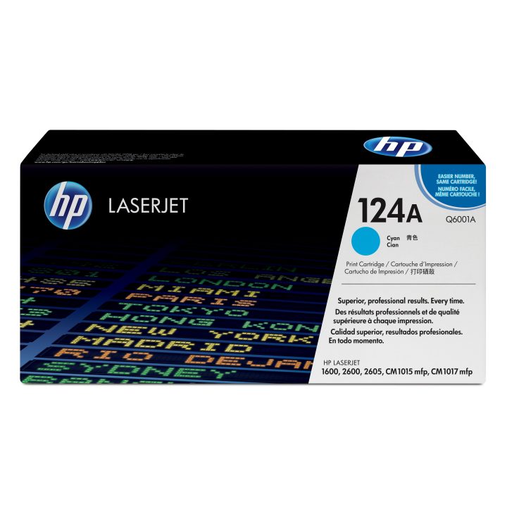 HP Original LaserJet 124A Cyan Toner Cartridge