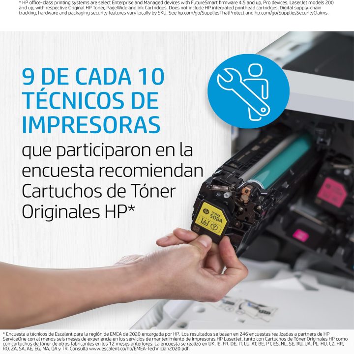 HP Cartucho de tóner original LaserJet 124A magenta