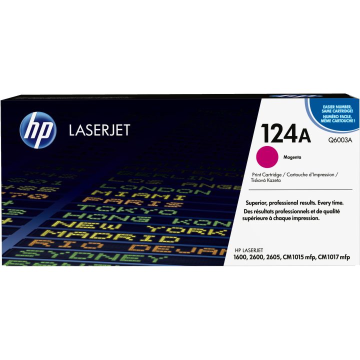 HP Original LaserJet 124A Magenta Toner Cartridge