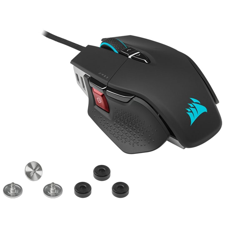 Corsair M65 RGB ULTRA right-handed mouse USB Type-A Optical 26000 DPI…