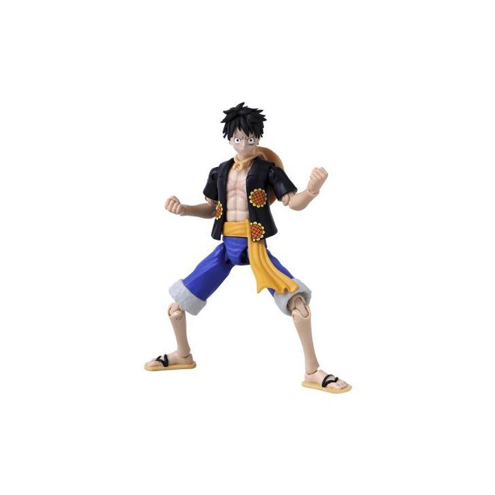 Bandai Red Bandai One Piece Anime Heroes Luffy Dressrosa Figure…