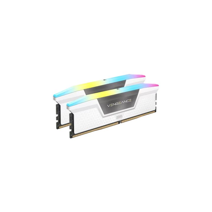Memoria Corsair DDR5 32GB 2X16GB PC6000 vengeance RGB blanca…