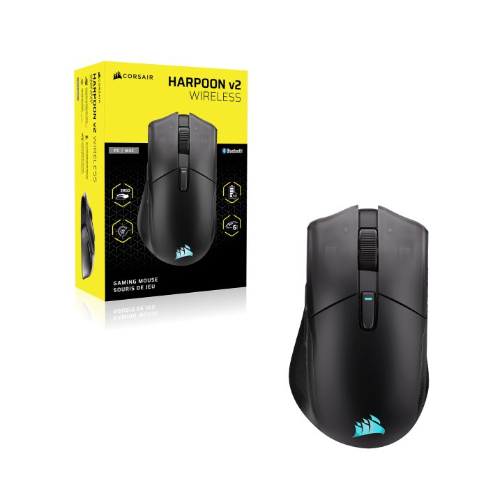 Rato gaming Corsair Harpoon V2 wireless RGB preto CH-9311110-WW