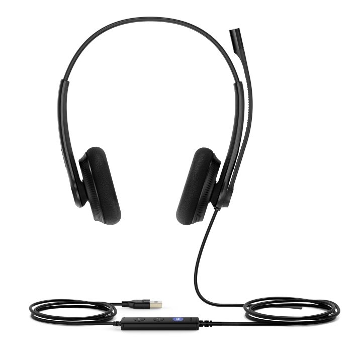 Yealink UH34 Lite Dual Teams auscultadores de diadema com cabo